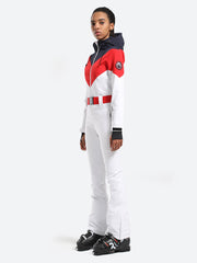 Over Ski Women's One Piece Ski Suit With Hood