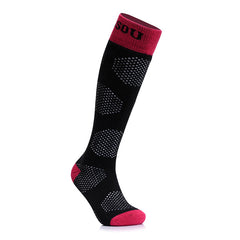 Calcetines de esquí de invierno para exteriores para mujer de Gsou Snow, calcetines de esquí cálidos, calcetines deportivos para exteriores para adultos