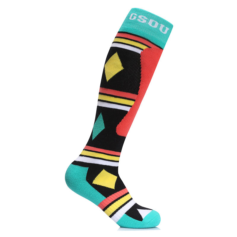 Gsou Snow Women's Ski Socks Ergonomic Socks Moisture Control High Performance Comfort
