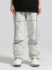 Gsou Snow Herren-Skihose mit reflektierendem Colorblock