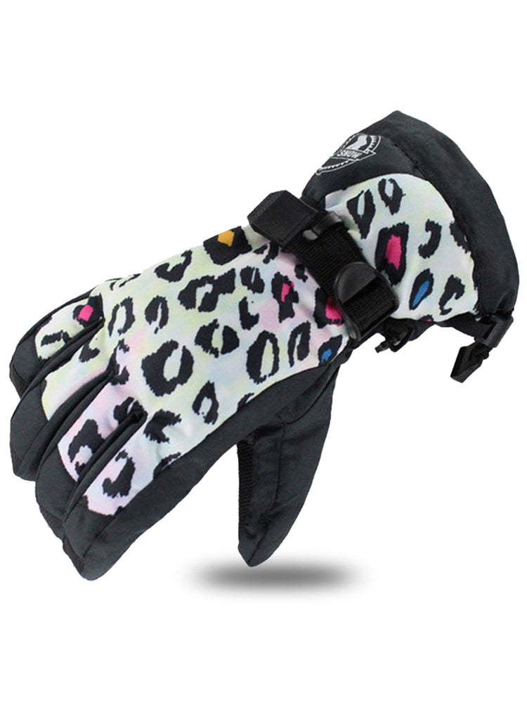 Guantes de esquí para exteriores impermeables para mujer Gsou Snow