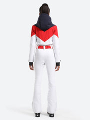 Over Ski Women's One Piece Ski Suit With Hood