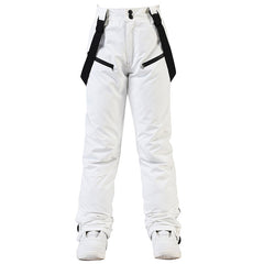 Pantalones de nieve de invierno para deportes al aire libre con aislamiento para hombres Pantalones de esquí con petos