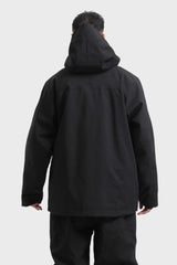 Men's Off White Multifunctional Waterproof Insulated Snow Jacket