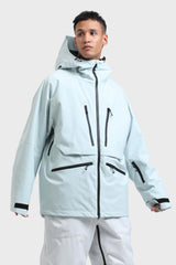 Men's Rose Multifunctional Waterproof Insulated Snow Jacket