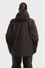 Women's Marble Pattern Multifunctional Waterproof Insulated Snow Jacket