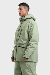 Men's Rose Multifunctional Waterproof Insulated Snow Jacket