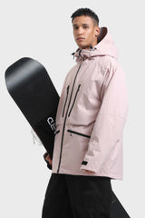 Men's Rose Multifunctional Waterproof Insulated Snow Jacket