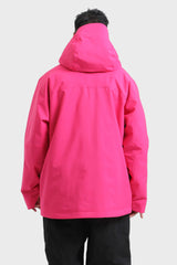 Men's Off White Multifunctional Waterproof Insulated Snow Jacket