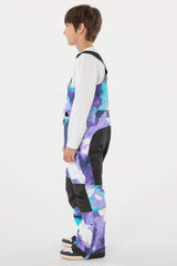 Boys’ Off White Reflective Durable Workwear Snow Bibs