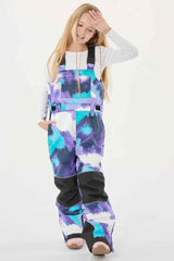 Girls’ Rose Reflective Durable Workwear Snow Bibs