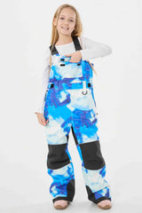 Girls’ Rose Reflective Durable Workwear Snow Bibs