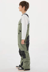 Boys’ Navy Blue Reflective Durable Workwear Snow Bibs