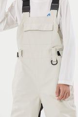 Boys’ Army Green Reflective Durable Workwear Snow Bibs