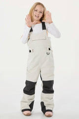 Girls’ Rose Reflective Durable Workwear Snow Bibs