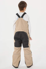 Boys’ Navy Blue Reflective Durable Workwear Snow Bibs