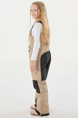 Girls’ Navy Blue Reflective Durable Workwear Snow Bibs