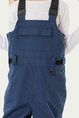 Girls’ Lavender Reflective Durable Workwear Snow Bibs