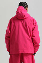Men's Rose Minimalist Half-Zip Waterproof Insulated Snow Anorak