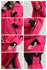 Men's Off White Minimalist Half-Zip Waterproof Insulated Snow Anorak