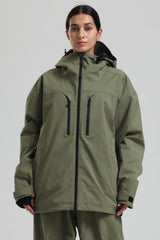 Women's Rose Multi-Pocket Dual-Vent Waterproof Insulated Snow Jacket