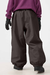 Women's Rose Baggy Utility Wear-resistant Snow Pants