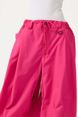 Pantalones de nieve holgados con cordón para mujer en color café 