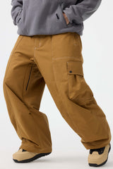 Men's Denim Baggy Oxford Wear-resistant Snow Pants