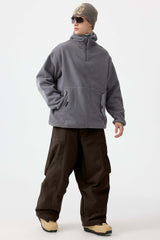Men's Denim Baggy Oxford Wear-resistant Snow Pants