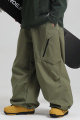 Men's Rose Lightweight Breathable Baggy Snow Pants