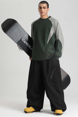 Men's Rainbow Lightweight Breathable Baggy Snow Pants