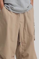 Men's Light Gray Lightweight Breathable Baggy Snow Pants