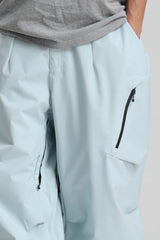 Men's Dark Green Lightweight Breathable Baggy Snow Pants