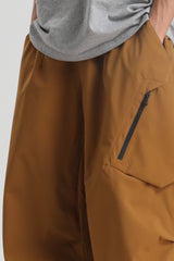 Men's Caramel Lightweight Breathable Baggy Snow Pants