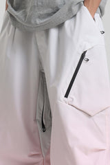 Men's Pink Lightweight Breathable Baggy Snow Pants