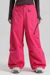 Women's Rose Lightweight Breathable Baggy Snow Pants