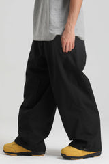 Men’s Off White Baggy Drawstring Durable Snow Pants