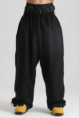 Men’s Coffee Baggy Drawstring Durable Snow Pants