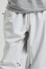 Men’s Off White Baggy Drawstring Durable Snow Pants