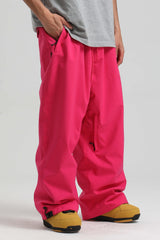 Men’s Rose Baggy Drawstring Durable Snow Pants