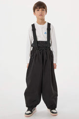 Kids’ Black Waterproof Balloon Snow Pants