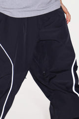 Men’s Khaki Durable Reflective Stripe Baggy Snow Pants