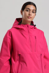 Women's Rose Side-Zip Vent Fully Sealed Insulated Snow Anorak