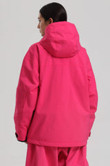 Women's Rose Side-Zip Vent Fully Sealed Insulated Snow Anorak
