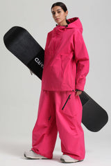 Women's Rose Side-Zip Vent Fully Sealed Insulated Snow Anorak