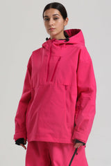 Women's Rose Side-Zip Vent Fully Sealed Insulated Snow Anorak