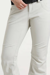 Women’s Navy Blue Slim Fit Waterproof Flared Hem Ski Pants