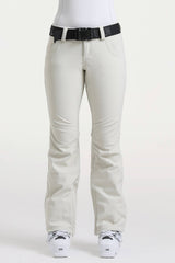 Women’s Navy Blue Slim Fit Waterproof Flared Hem Ski Pants