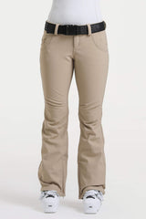 Women’s Navy Blue Slim Fit Waterproof Flared Hem Ski Pants