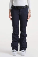 Women’s Khaki Slim Fit Waterproof Flared Hem Ski Pants